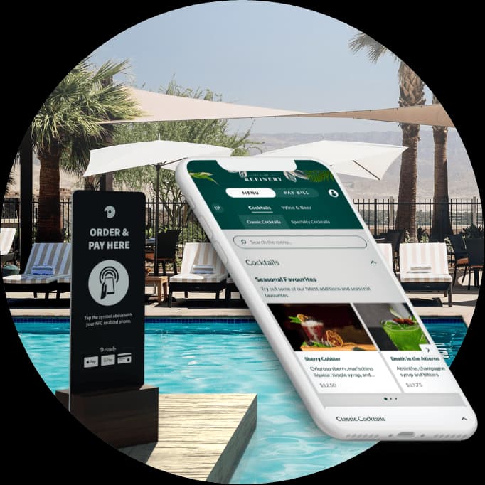 Order poolside with Ready